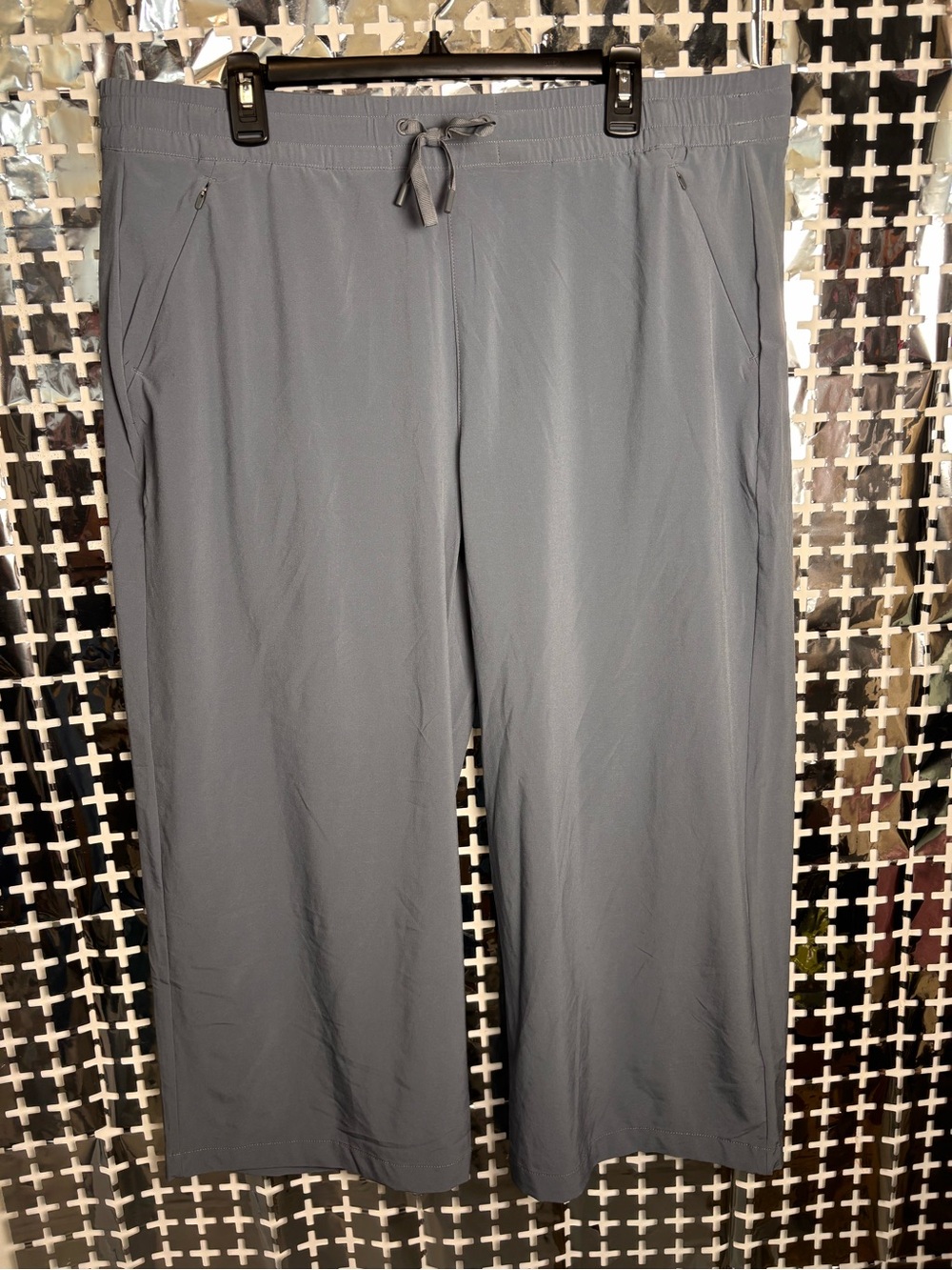 Eddie Bauer Slate Blue Women's Drawstring Track Pants